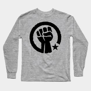 Black Power Fist Long Sleeve T-Shirt